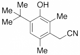 [4-(1,1-Dimethylethyl)-3-hydroxy-2,6-dimethylphenyl]acetonitrile